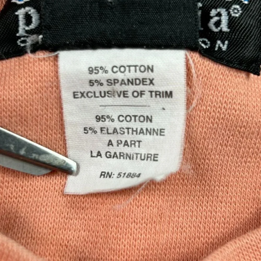 Vintage Patagonia Tee Peach T-Shirt Womens Size Medium‎